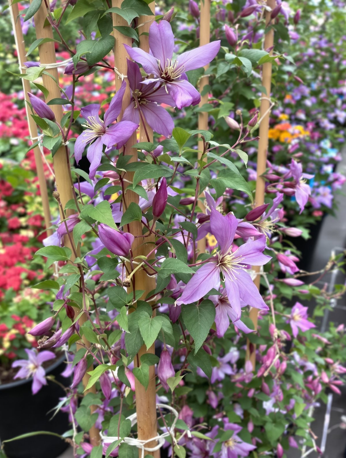 Italienische Waldrebe ‚Etoile Violette‘