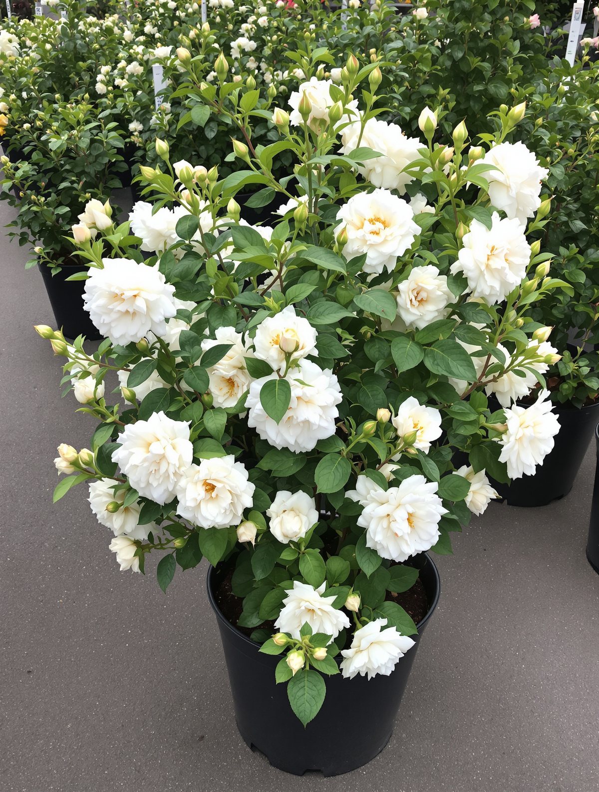 Strauchrose ‚Schneewittchen‘